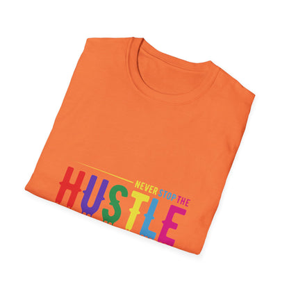Colorful Hustle Tee – Soft T-Shirt for Entrepreneurs