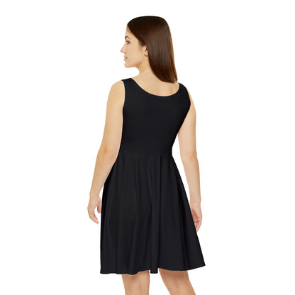 Serenity in Bloom – Elegant Floral Skater Dress for Weddings, Gifts, & Everyday Glam