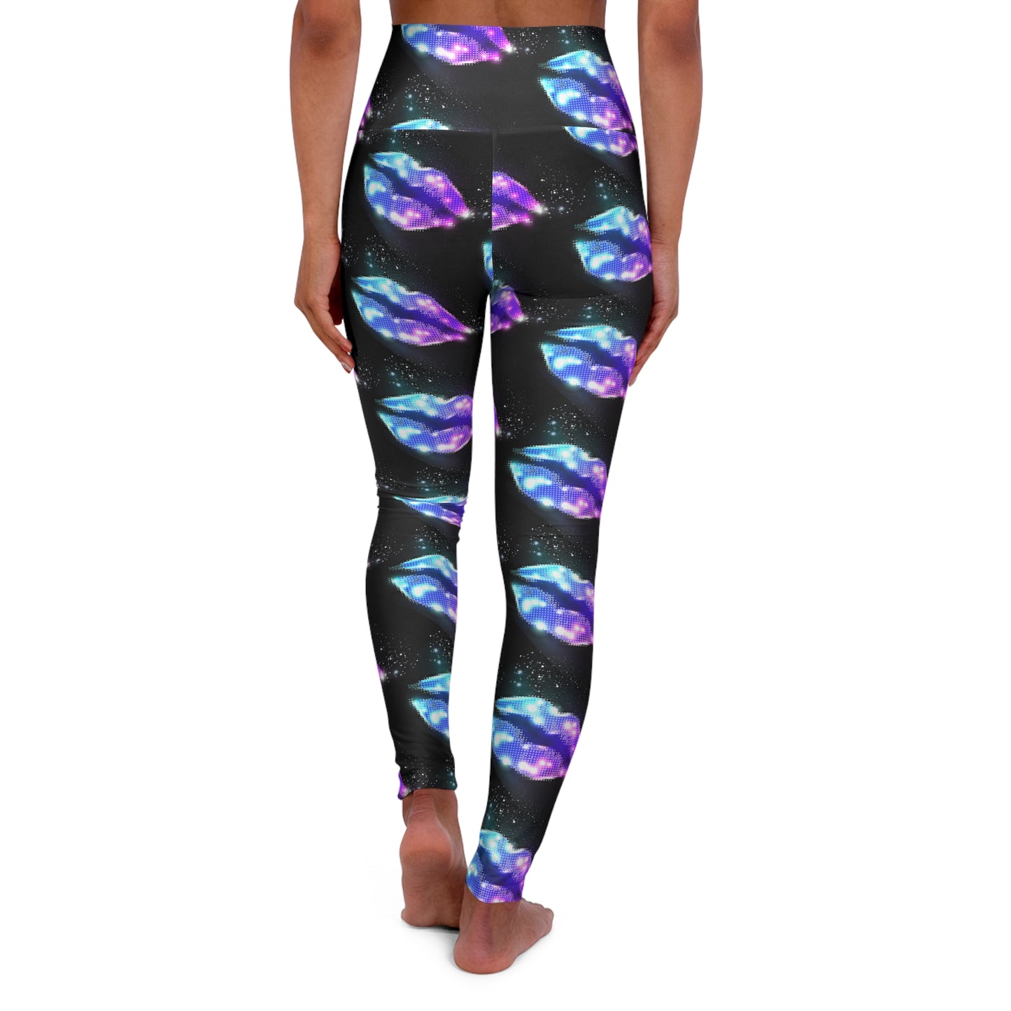 ✨ Cosmic High-Waisted Yoga Leggings Galaxy-Inspired Activewear | Bold Style for Workouts, Wellness & Everyday Glam