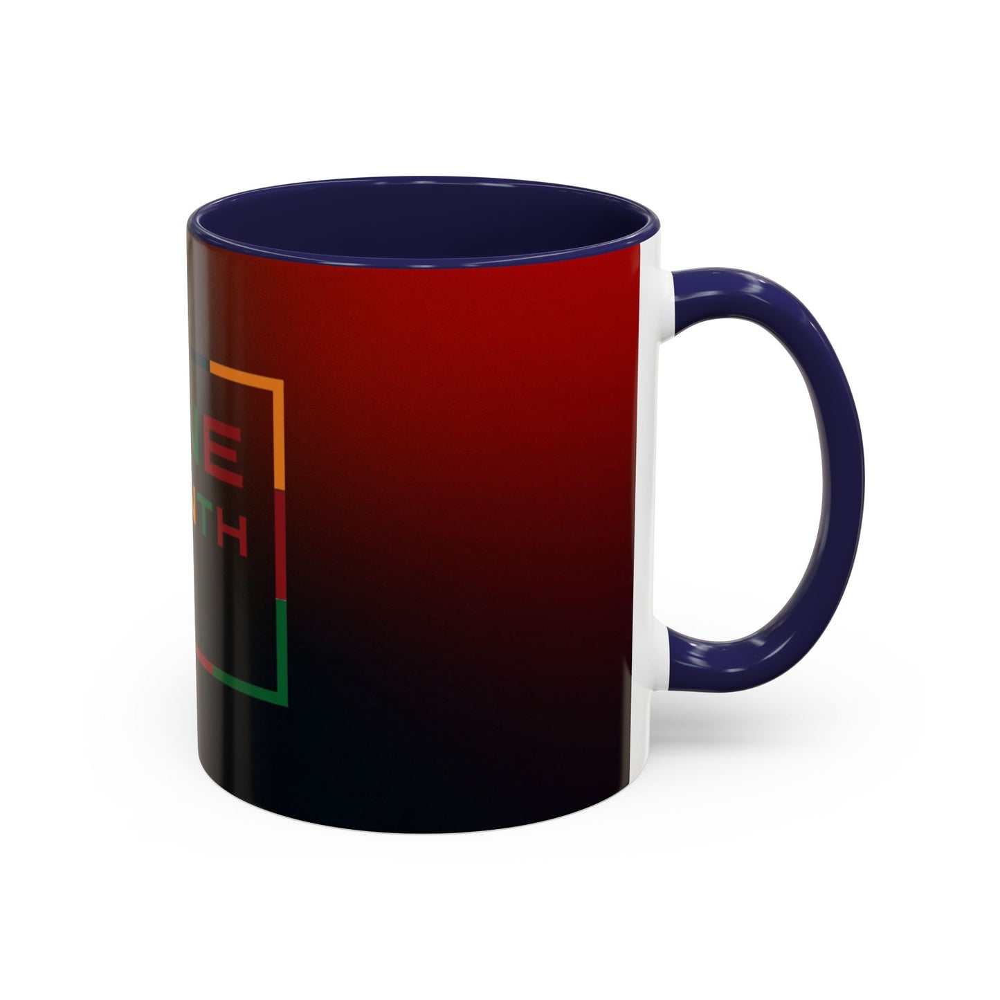 Juneteenth Accent Coffee Mug - Celebrate Freedom, Gift for Black History Month, Unique Housewarming Gift, Colorful Mug for All Occasions