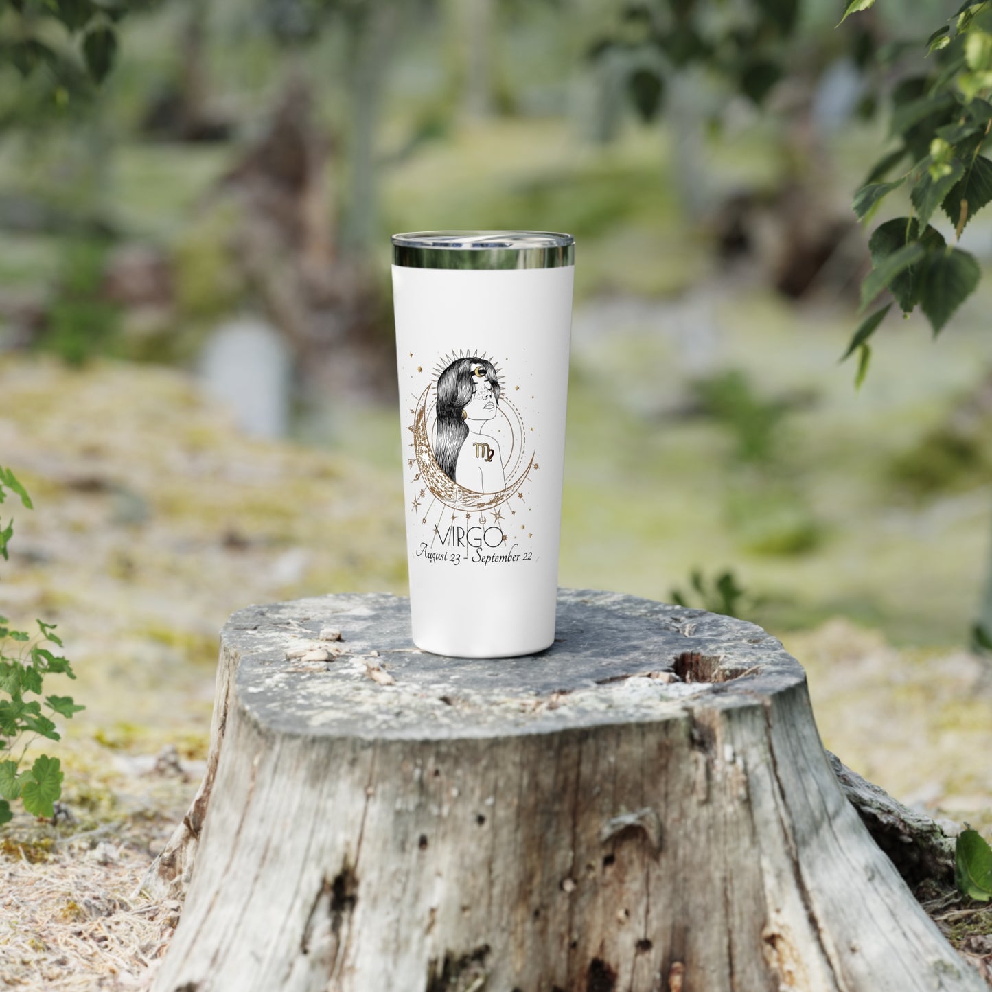 Zodiac Luxe – Virgo Tumbler (22oz Copper Vacuum Insulated)