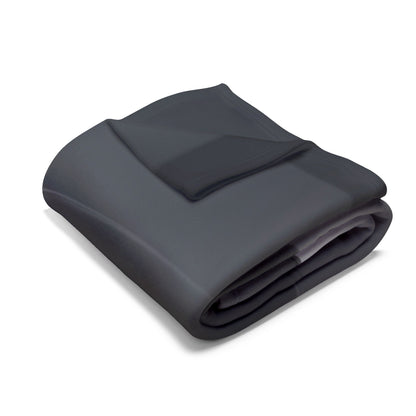 Black Abstract Cozy Arctic Fleece Blanket – Modern Comfort, Artistic Edge, Everyday Warmth