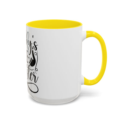 Daddy's Little Monster Coffee Mug | Funny Gift for Dads, Father’s Day Mug, Baby Shower Surprise, Family Drinkware