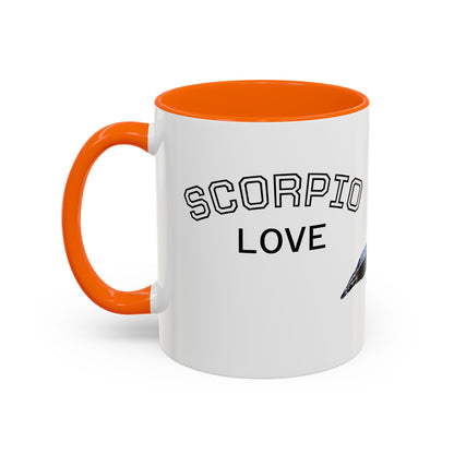 “Scorpio Bloom” Floral Accent Coffee Mug