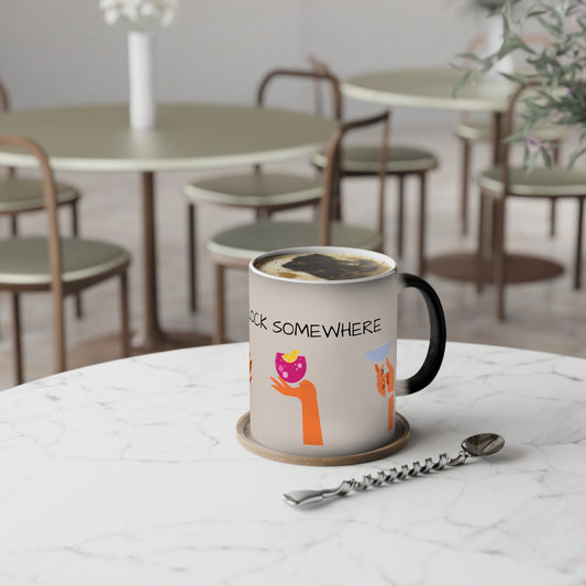 Color-Changing Cocktail Mug – “IT’S 12 O’CLOCK SOMEWHERE!”