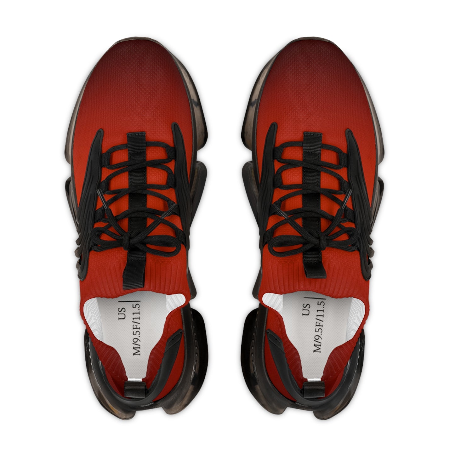 :  🔥 Fire Orange Mesh Sneakers for Men – Where Performance Meets Bold Style