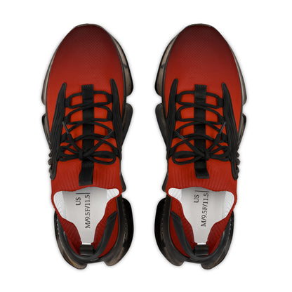:  🔥 Fire Orange Mesh Sneakers for Men – Where Performance Meets Bold Style