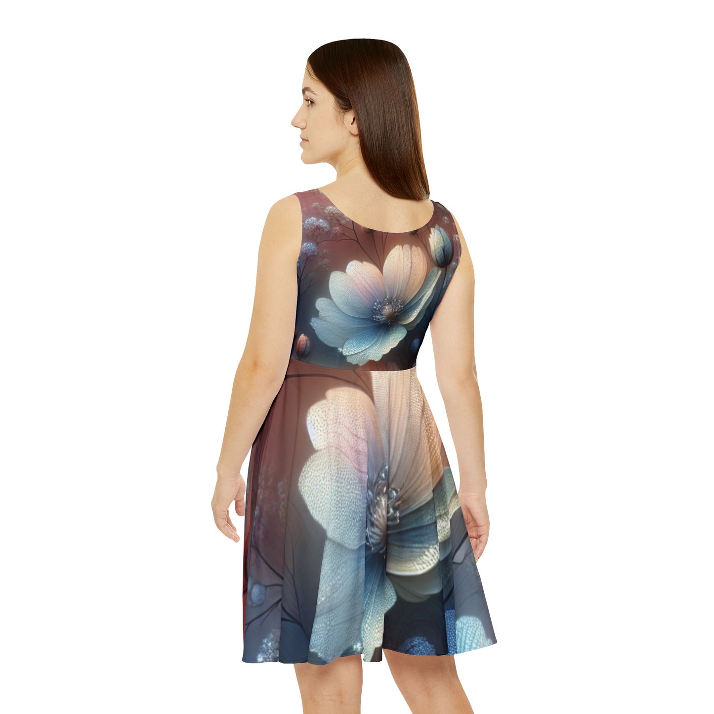 🌸 Garden Muse Dress – Bold Florals, Effortless Charm