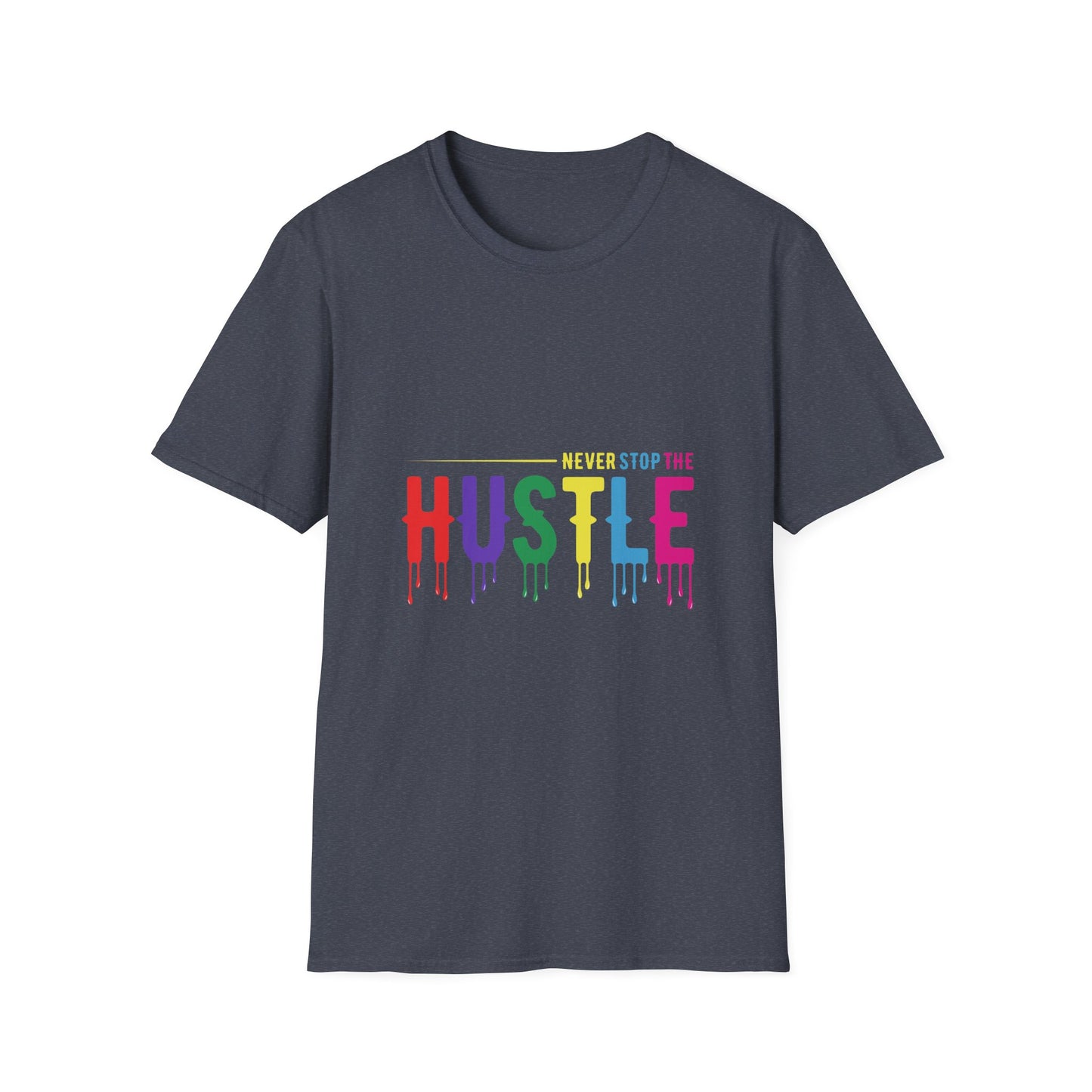 Colorful Hustle Tee – Soft T-Shirt for Entrepreneurs