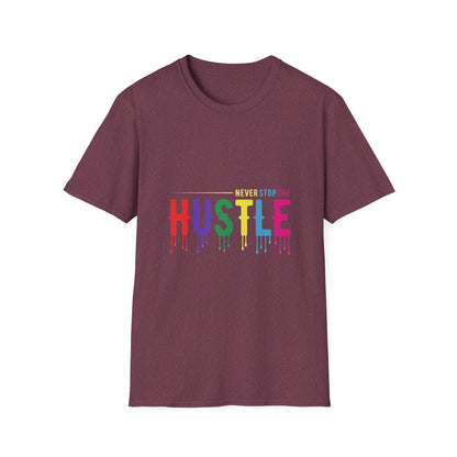 Colorful Hustle Tee – Soft T-Shirt for Entrepreneurs