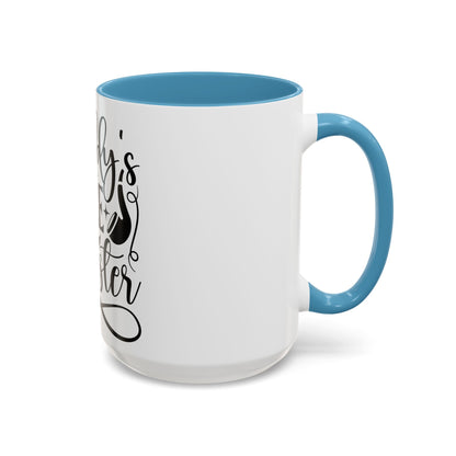 Daddy's Little Monster Coffee Mug | Funny Gift for Dads, Father’s Day Mug, Baby Shower Surprise, Family Drinkware