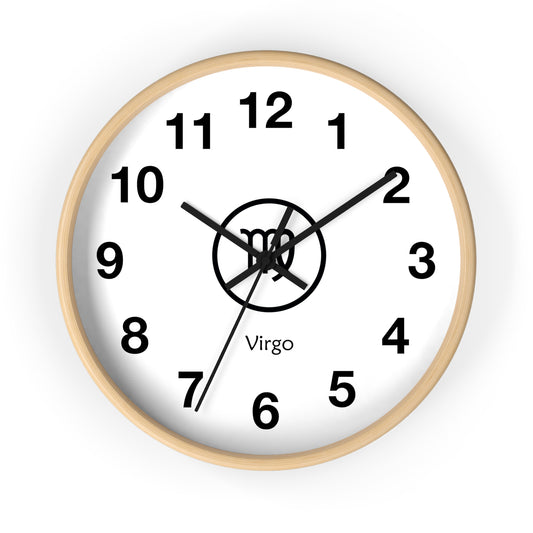 Celestial Virgo Wall Clock