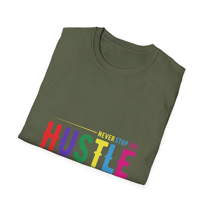 Colorful Hustle Tee – Soft T-Shirt for Entrepreneurs