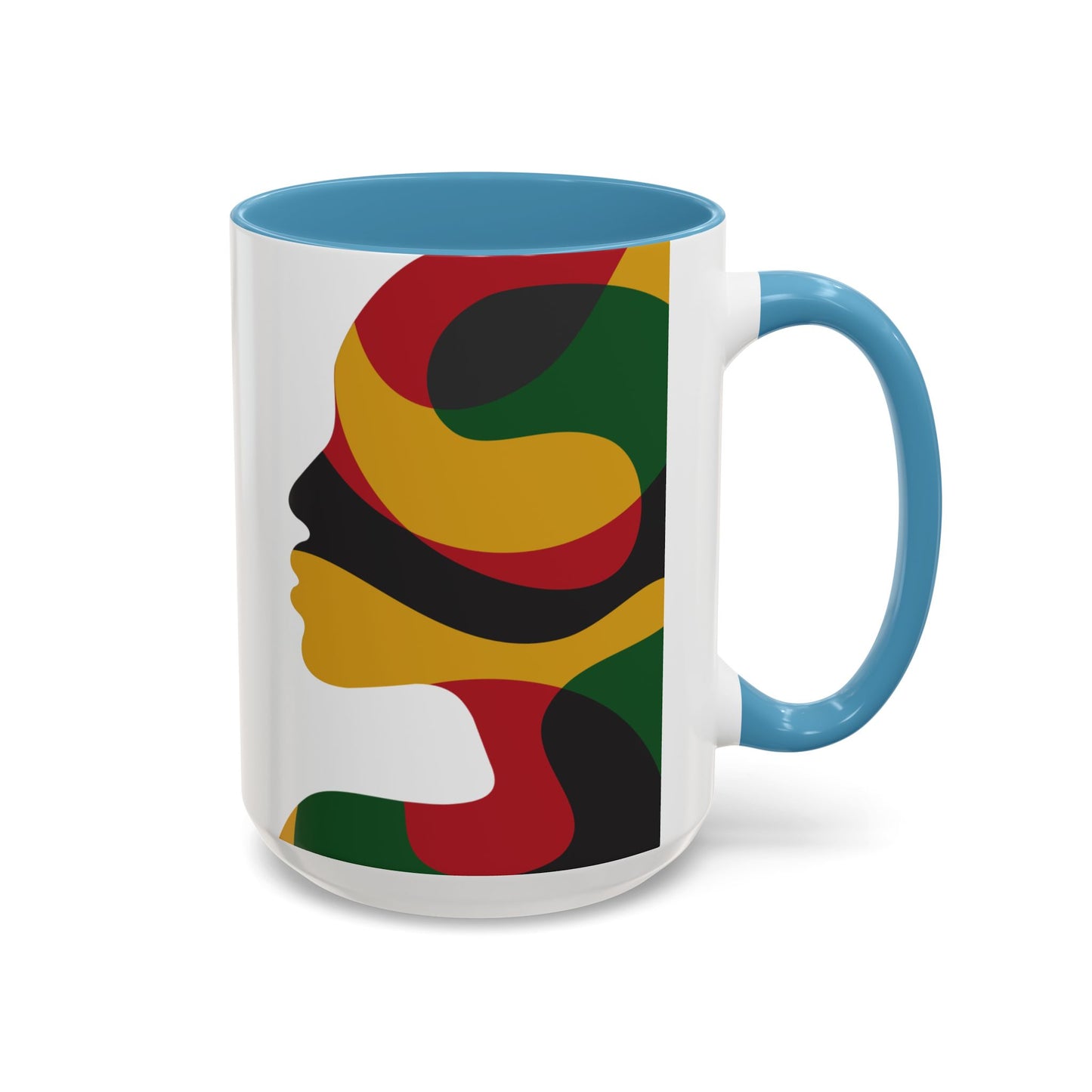 Juneteenth Freedom Day Accent Coffee Mug | Celebrate Liberation, Bold Black History Gift, Vibrant Home & Office Decor