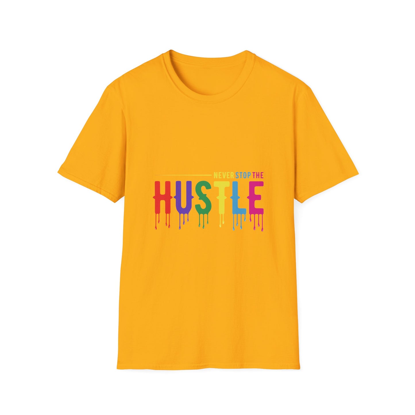 Colorful Hustle Tee – Soft T-Shirt for Entrepreneurs