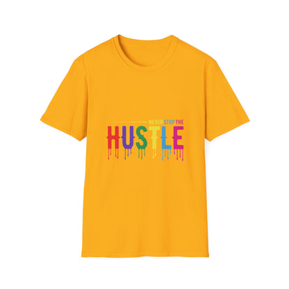 Colorful Hustle Tee – Soft T-Shirt for Entrepreneurs