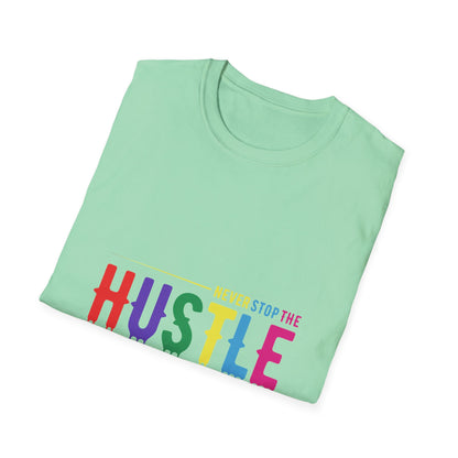 Colorful Hustle Tee – Soft T-Shirt for Entrepreneurs