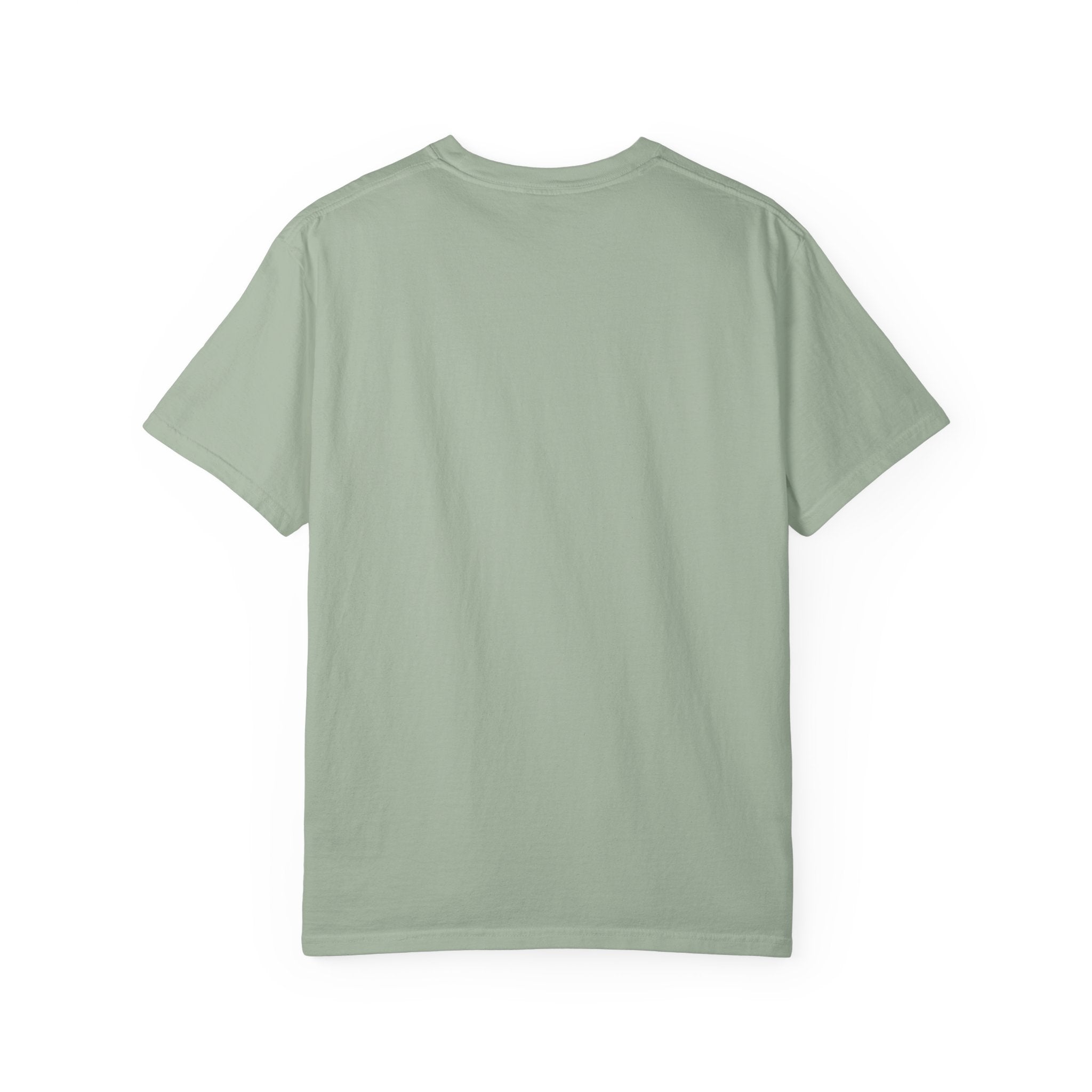 Futuristic Metal Emblem Graphic T‑Shirt