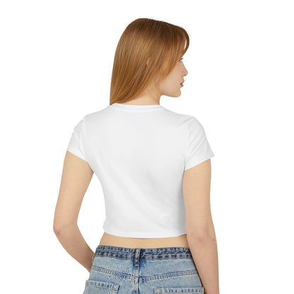 💋 Cosmic Lips Baby Tee Trendy Women’s Graphic Crop Top | Festival Wear, Summer Street Style & Bold Everyday Looks