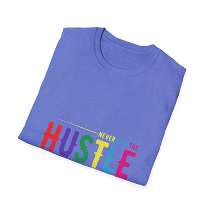 Colorful Hustle Tee – Soft T-Shirt for Entrepreneurs