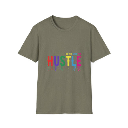 Colorful Hustle Tee – Soft T-Shirt for Entrepreneurs