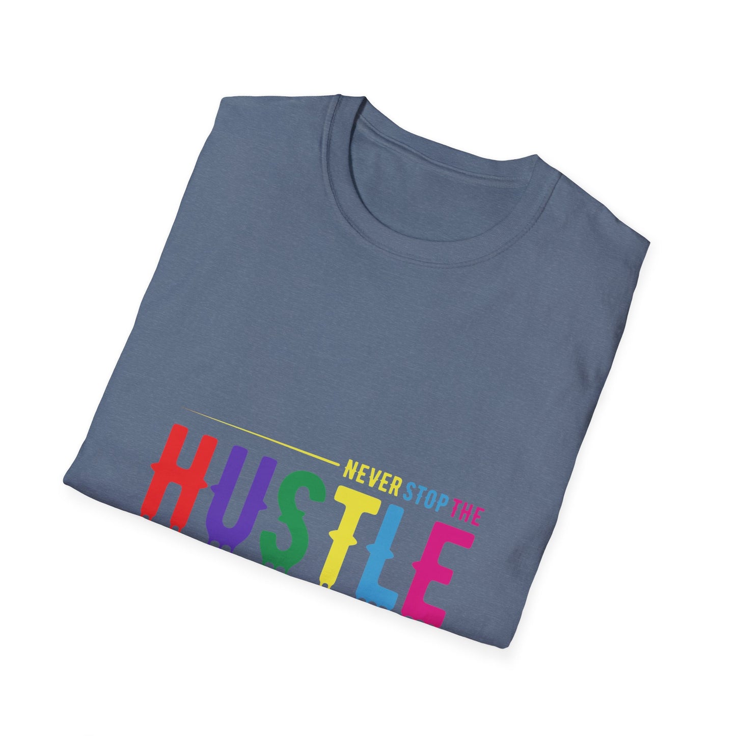 Colorful Hustle Tee – Soft T-Shirt for Entrepreneurs