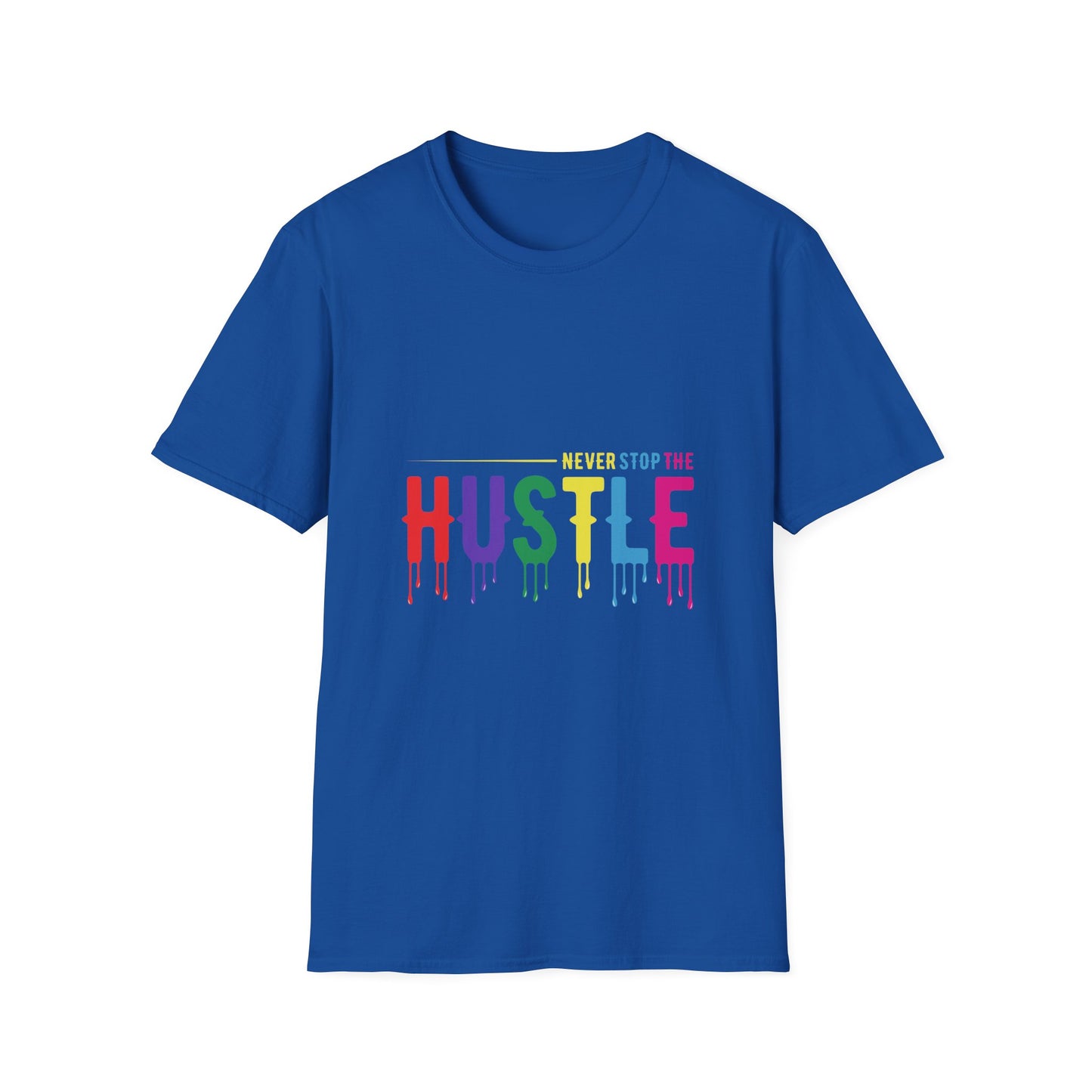 Colorful Hustle Tee – Soft T-Shirt for Entrepreneurs
