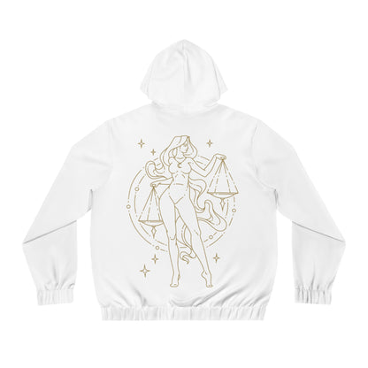 ⚖️ Men’s Libra Zodiac Full-Zip Hoodie | Astrological Apparel | Zodiac Gift 🌌