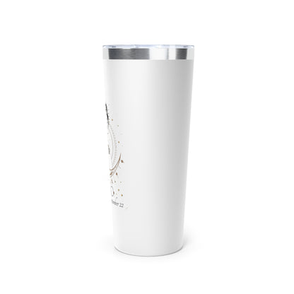 Zodiac Luxe – Virgo Tumbler (22oz Copper Vacuum Insulated)