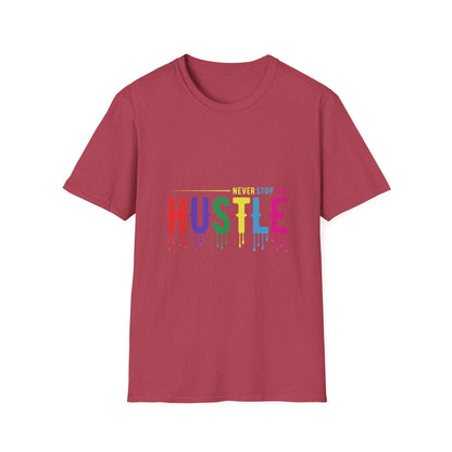 Colorful Hustle Tee – Soft T-Shirt for Entrepreneurs