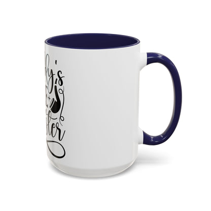 Daddy's Little Monster Coffee Mug | Funny Gift for Dads, Father’s Day Mug, Baby Shower Surprise, Family Drinkware