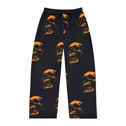 💀 Skull Print Men’s Pajama Pants – Bold Comfort for Laid-Back Days