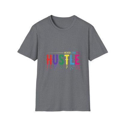 Colorful Hustle Tee – Soft T-Shirt for Entrepreneurs
