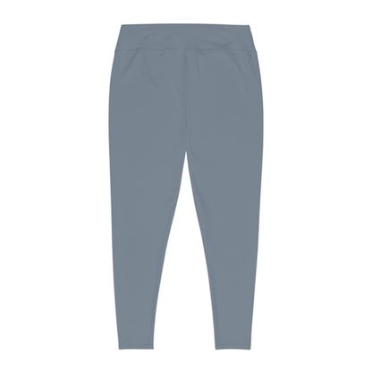 EssentialEase Plus Size Gray Leggings – Comfortable Fit, Everyday Style, Total Confidence
