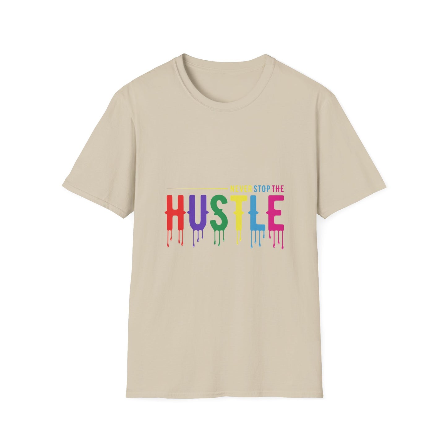 Colorful Hustle Tee – Soft T-Shirt for Entrepreneurs