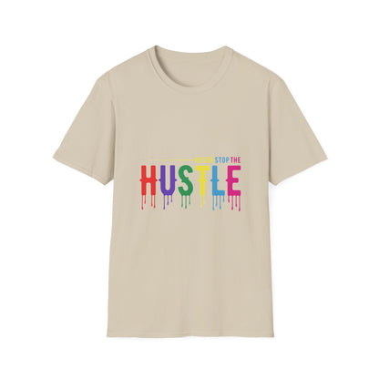Colorful Hustle Tee – Soft T-Shirt for Entrepreneurs