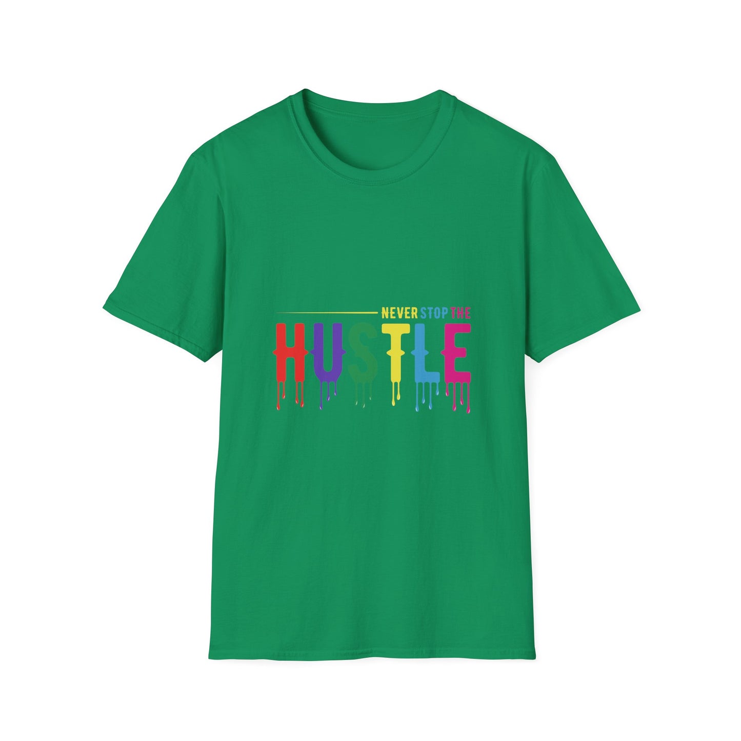 Colorful Hustle Tee – Soft T-Shirt for Entrepreneurs