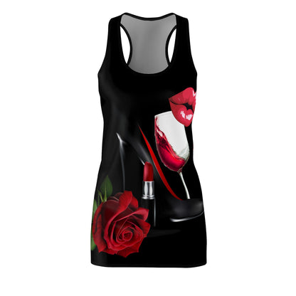 ✨ Midnight Muse Racerback Dress – Where Elegance Meets Energy