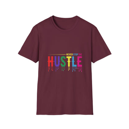 Colorful Hustle Tee – Soft T-Shirt for Entrepreneurs