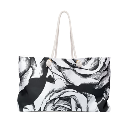 Chic Floral Weekender Bag | Stylish Travel Tote, Overnight & Gym Bag