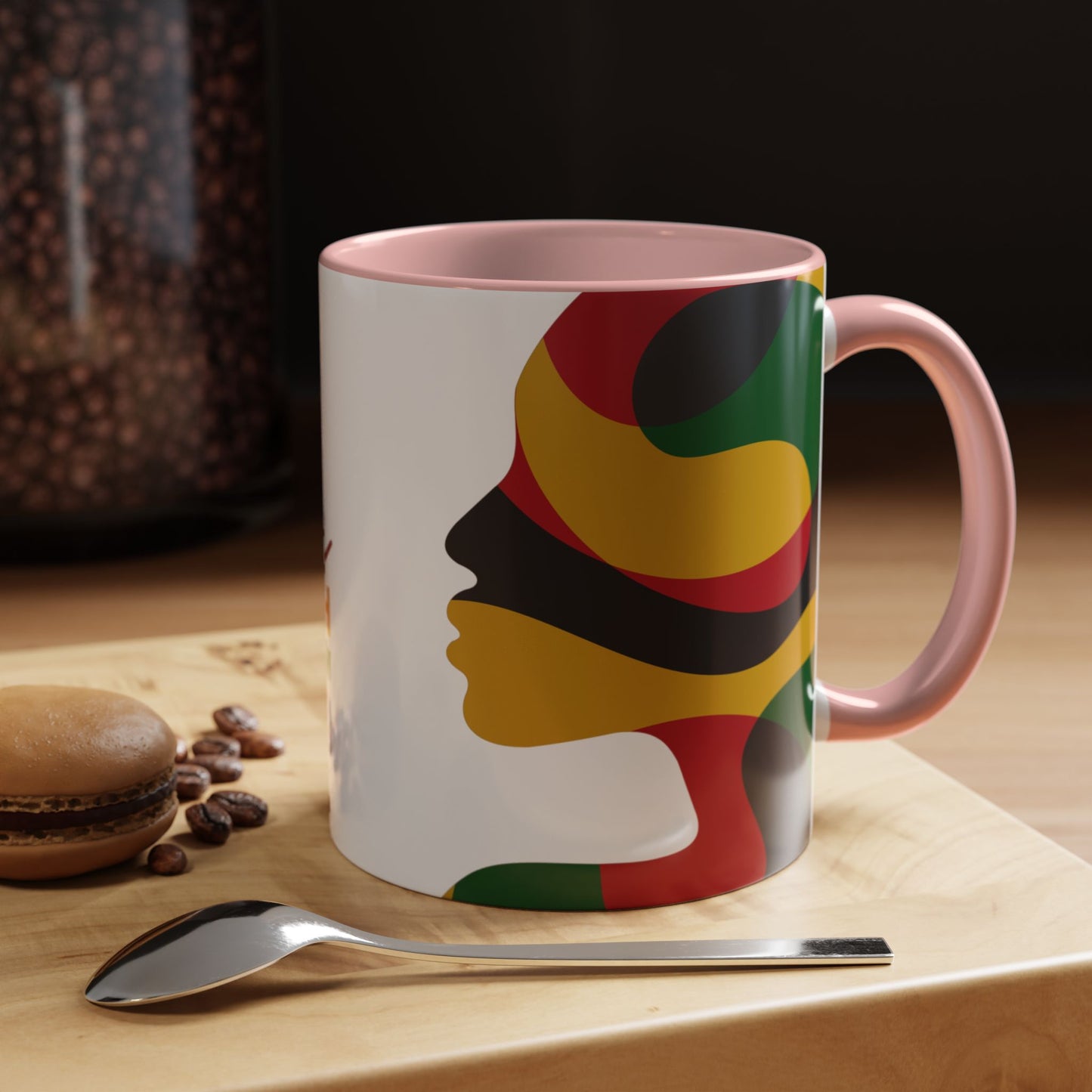 Juneteenth Freedom Day Accent Coffee Mug | Celebrate Liberation, Bold Black History Gift, Vibrant Home & Office Decor