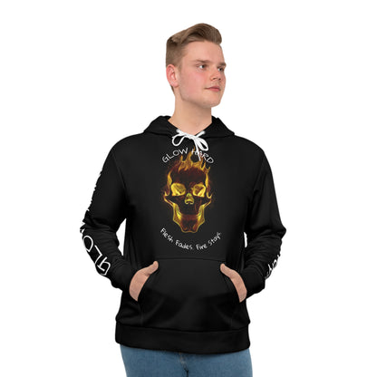 🔥 Men’s Fire Skull Hoodie – Where Heat Meets Street