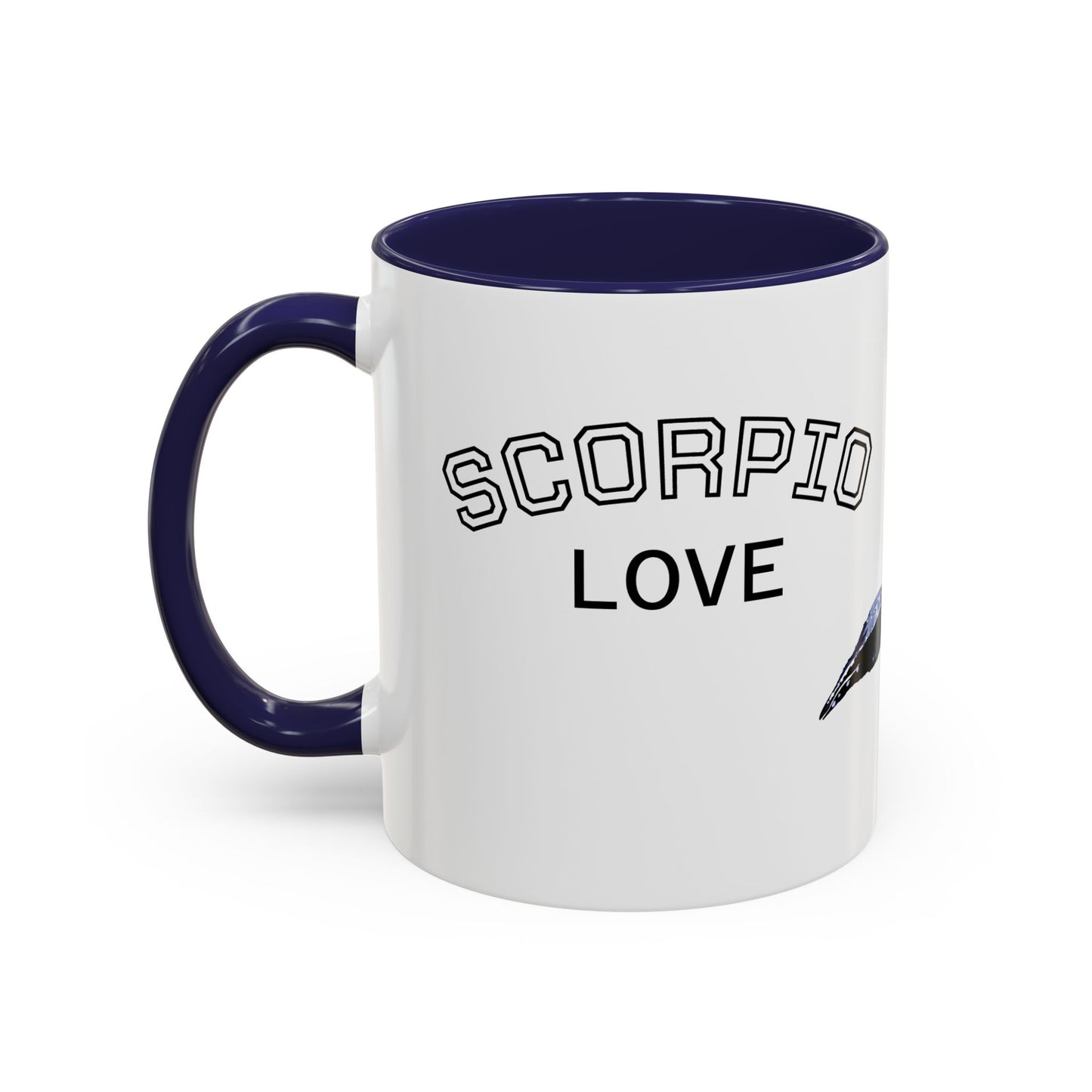 “Scorpio Bloom” Floral Accent Coffee Mug