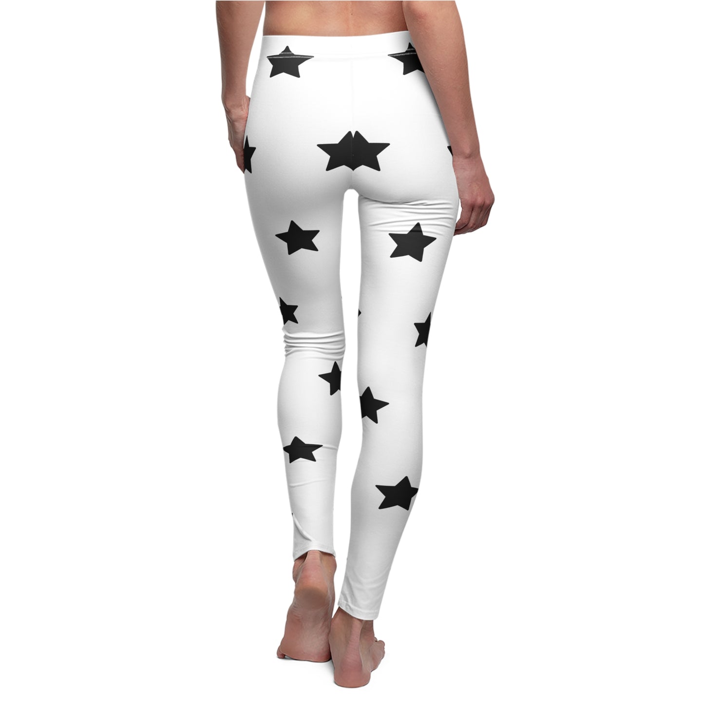 Chic & Charmed Starry Print Casual Leggings – Comfort with a Touch of Magic
