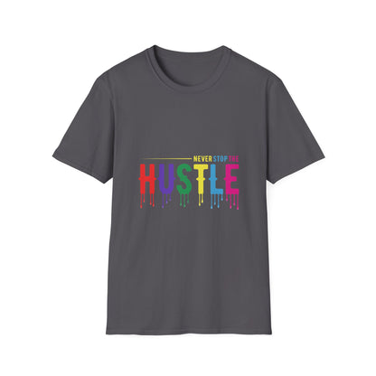 Colorful Hustle Tee – Soft T-Shirt for Entrepreneurs