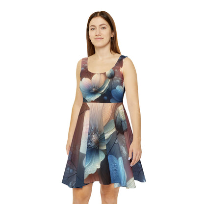 🌸 Garden Muse Dress – Bold Florals, Effortless Charm