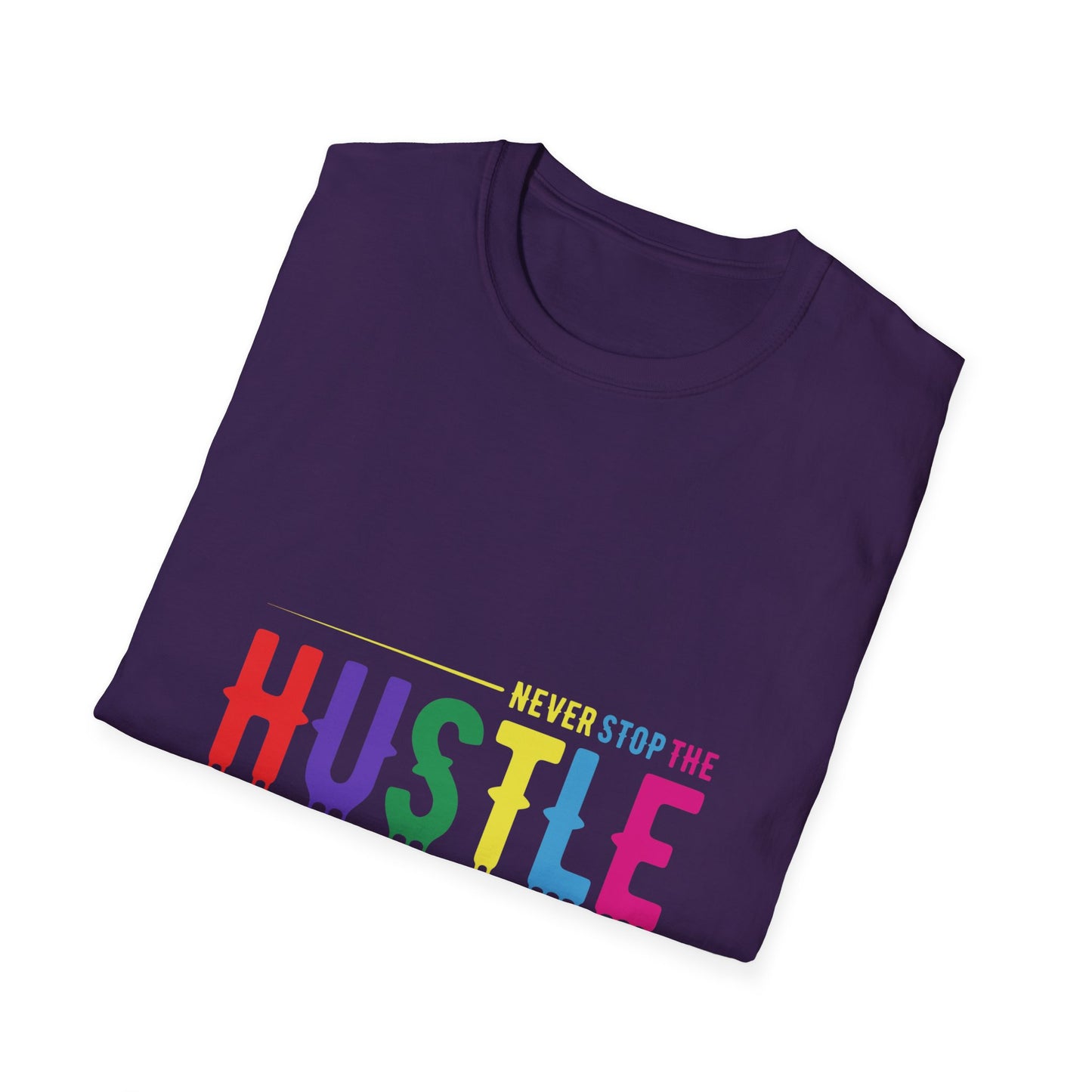 Colorful Hustle Tee – Soft T-Shirt for Entrepreneurs