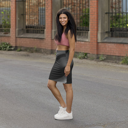 “Black Tie Mood” Pencil Skirt – Bold Elegance, Effortless Confidence