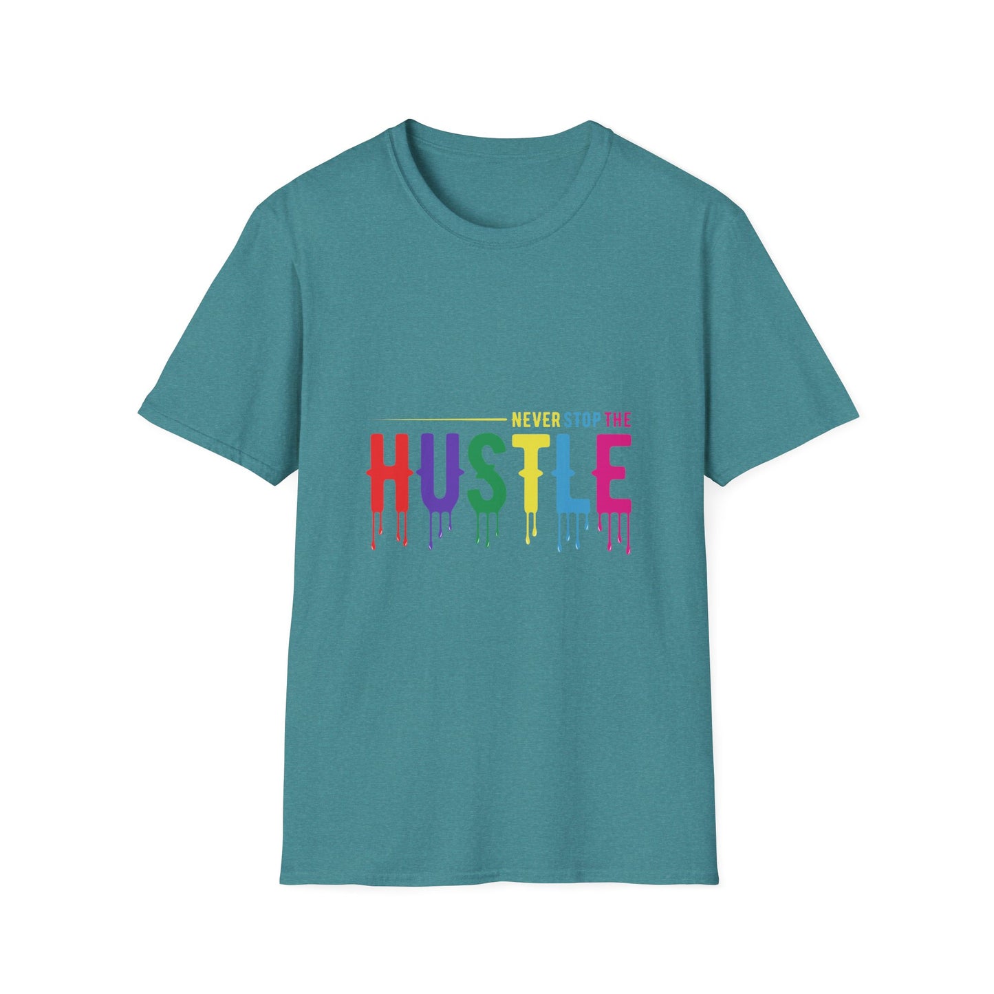 Colorful Hustle Tee – Soft T-Shirt for Entrepreneurs