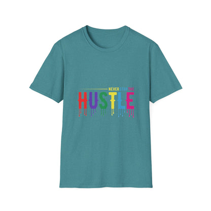 Colorful Hustle Tee – Soft T-Shirt for Entrepreneurs